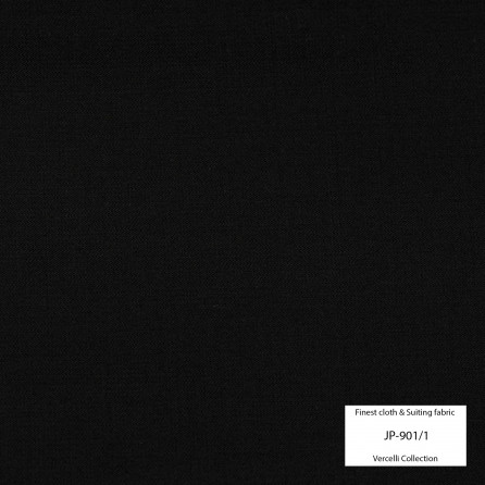 JP901/1 Vercelli VIII - 95% Wool - Super Black